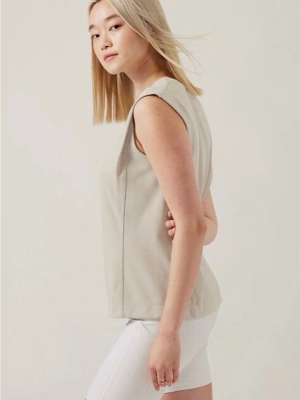 Athleta Seasoft Sleeveless Sweatshirt